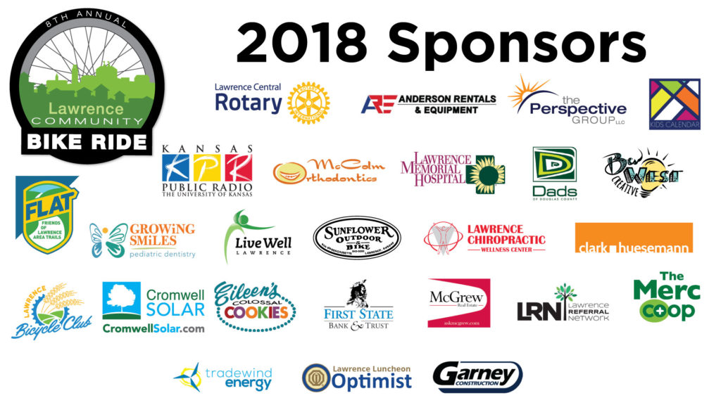2018 Community Bike ride Sponsors