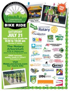 Lawrence Community Bike Ride - Summer 2019